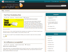 Tablet Screenshot of blog.goenglishgo.com